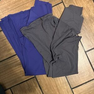 Women's Purple and Gray Pants